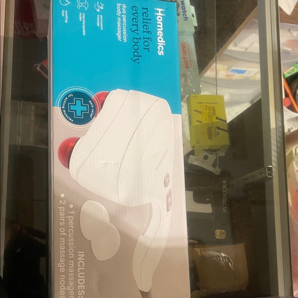 HoMedics Duo Percussion Electric Body Massager with Heat